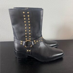 Vince Camuto Roista Moto Boots NWOB Current Season
